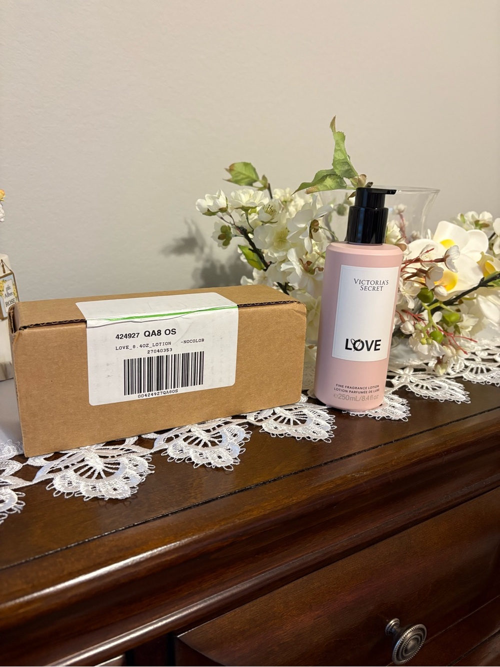 Victoria's Secret LOVE Fine Fragrance Lotion - Light Pink Pump Bottle